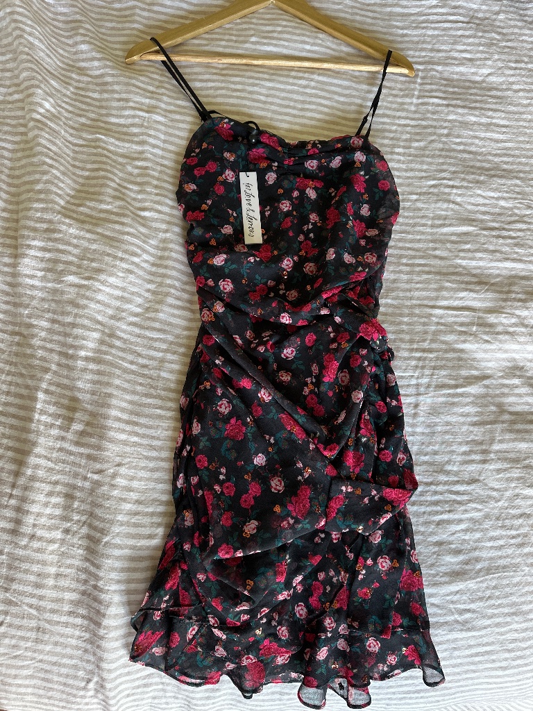 For Love & Lemons Ruffle Fawn Dress